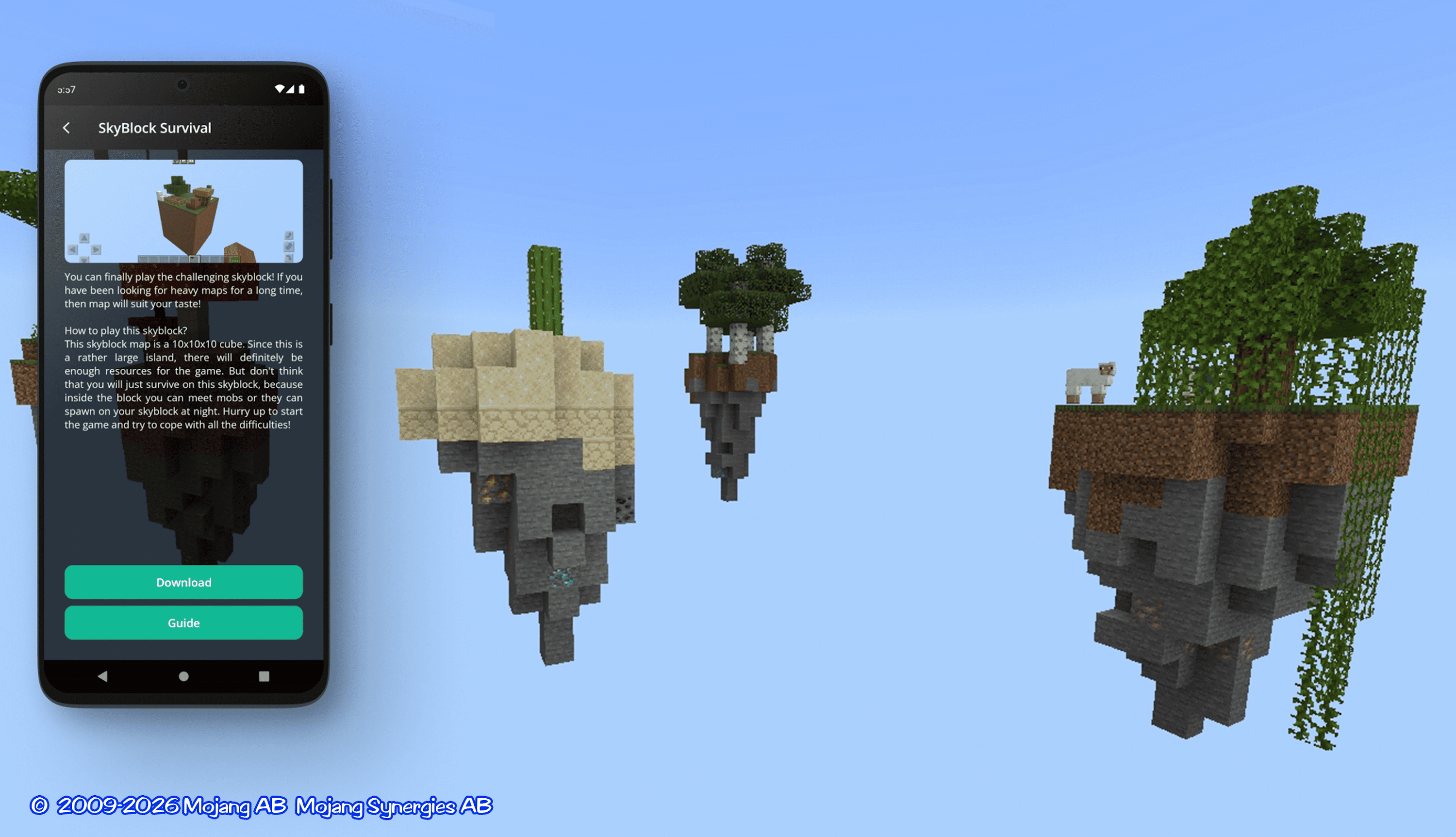 اسکرین شات 5 برنامه one block mod for minecraft