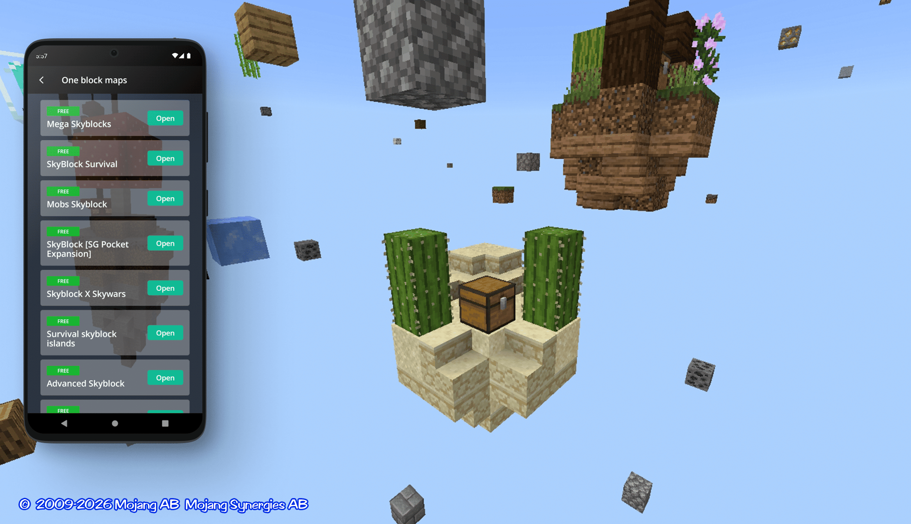 اسکرین شات 4 برنامه one block mod for minecraft