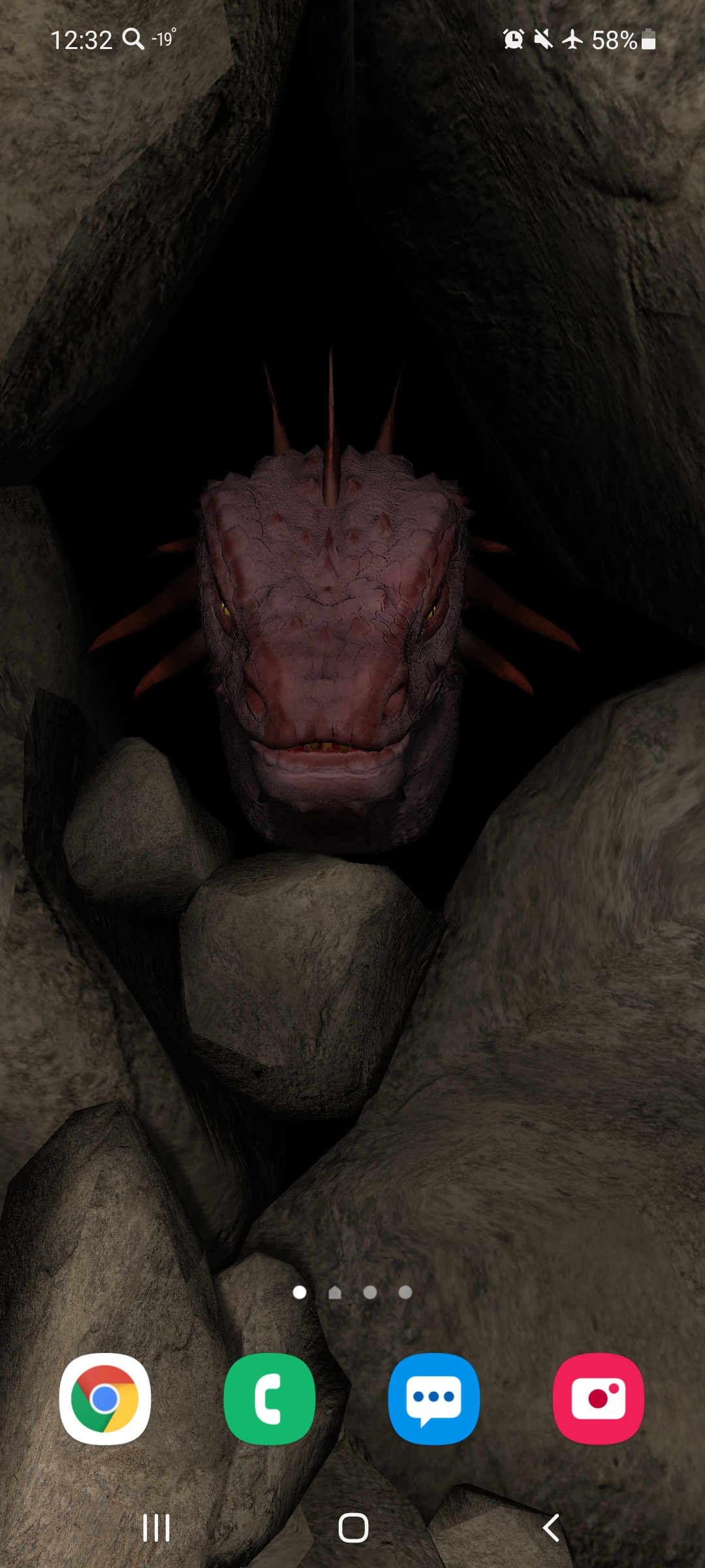 اسکرین شات 6 برنامه Dragon 3D live wallpaper