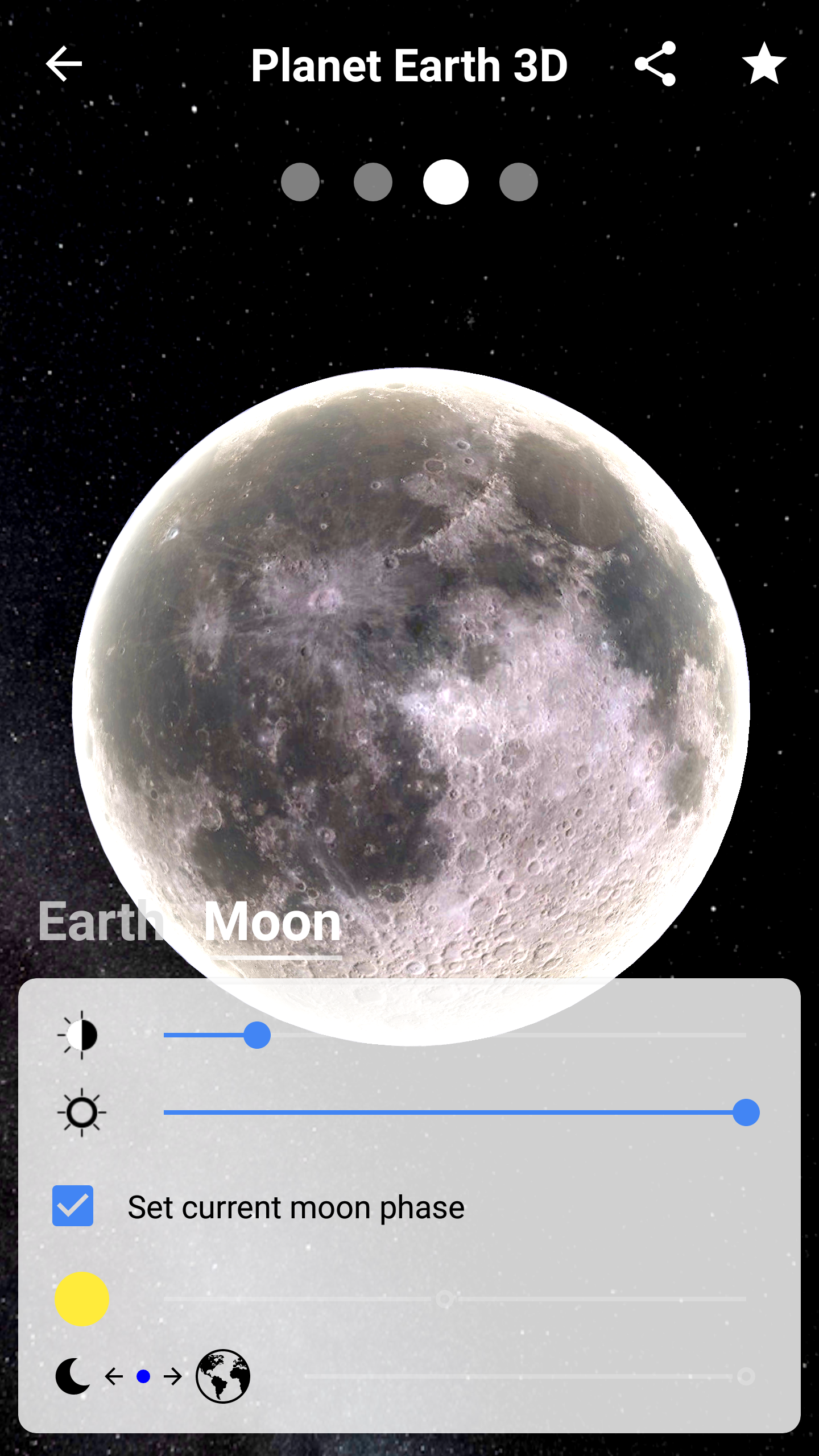 اسکرین شات 4 برنامه Earth Planet 3D live wallpaper