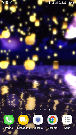 اسکرین شات 3 برنامه Lanterns 3D live wallpaper