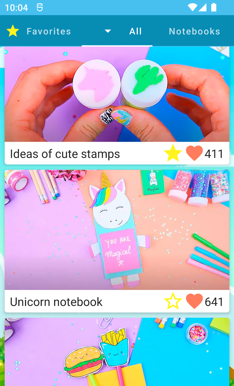 اسکرین شات 1 برنامه How to make school supplies