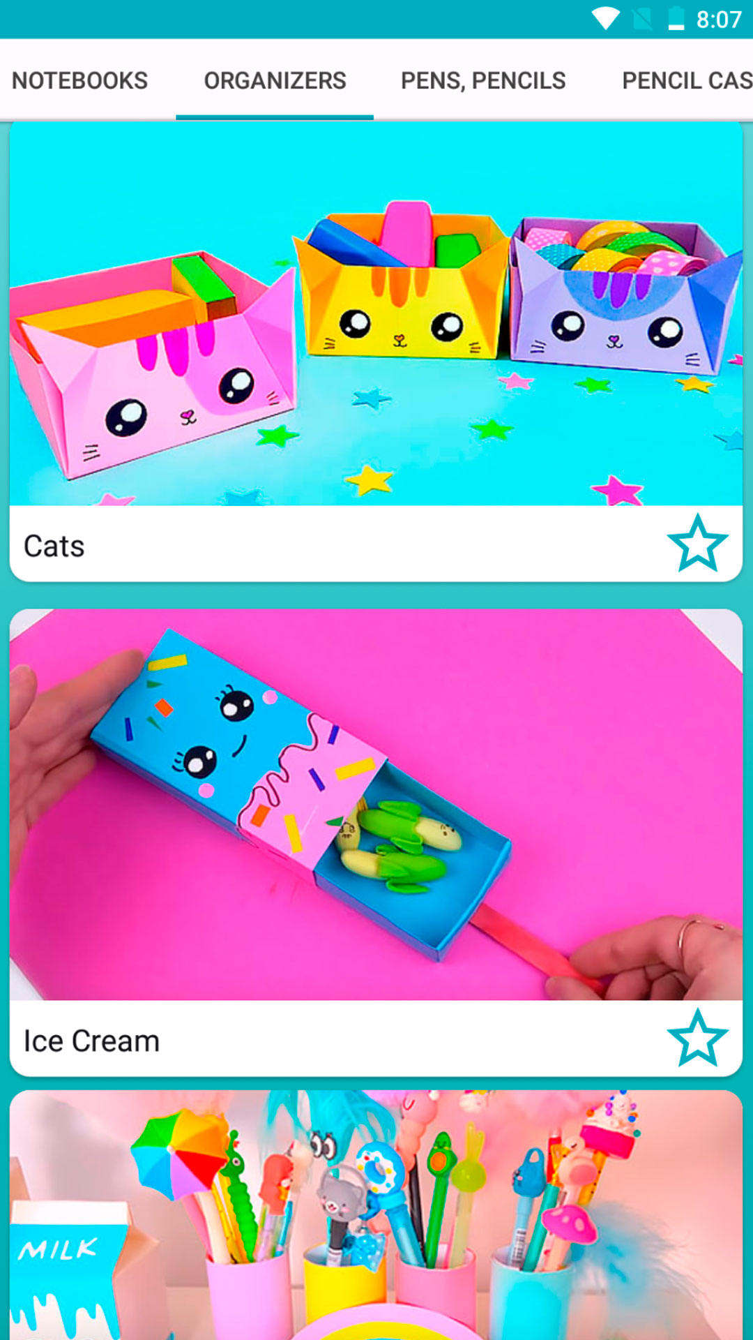 اسکرین شات 4 برنامه How to make school supplies