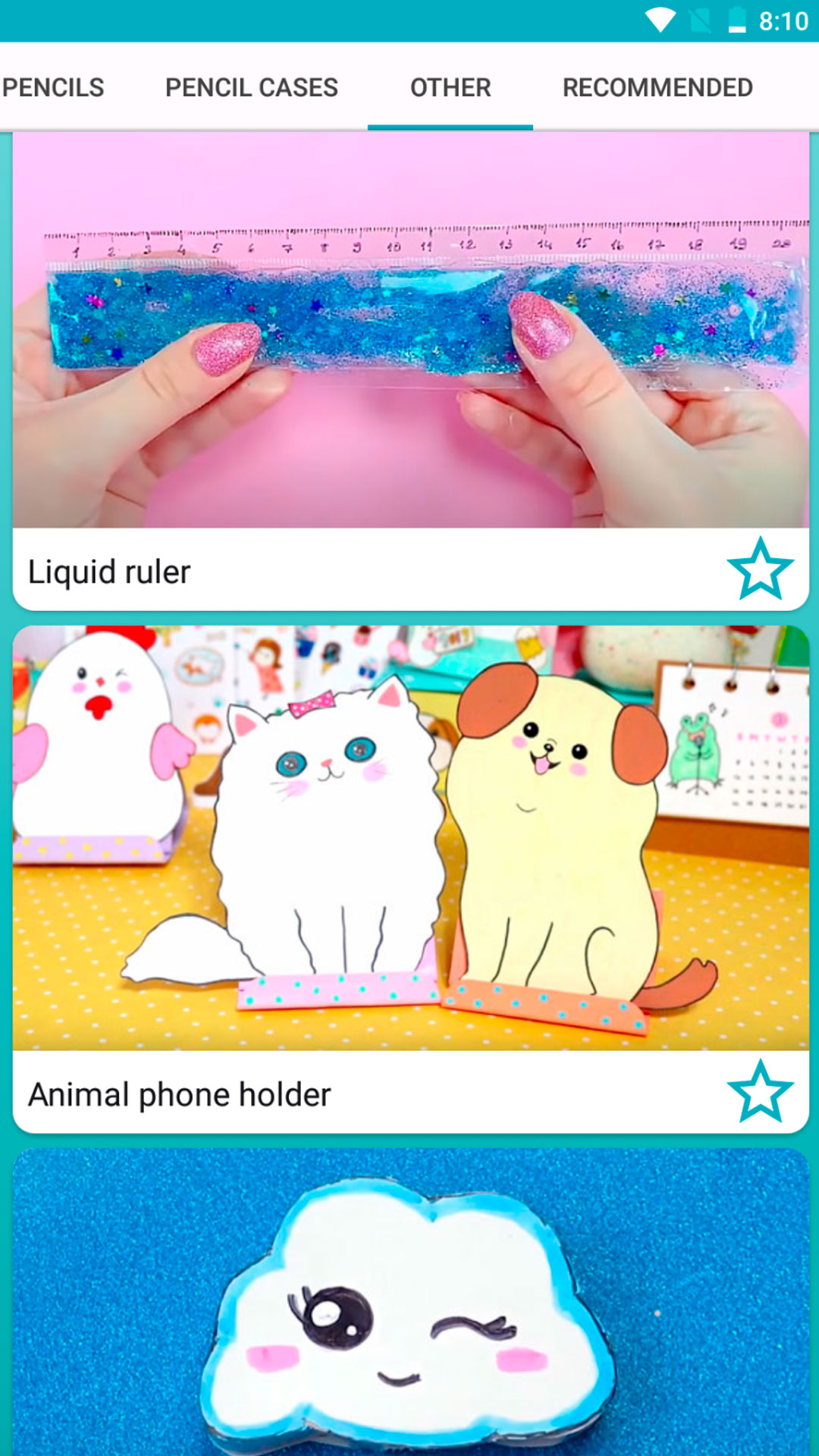 اسکرین شات 8 برنامه How to make school supplies