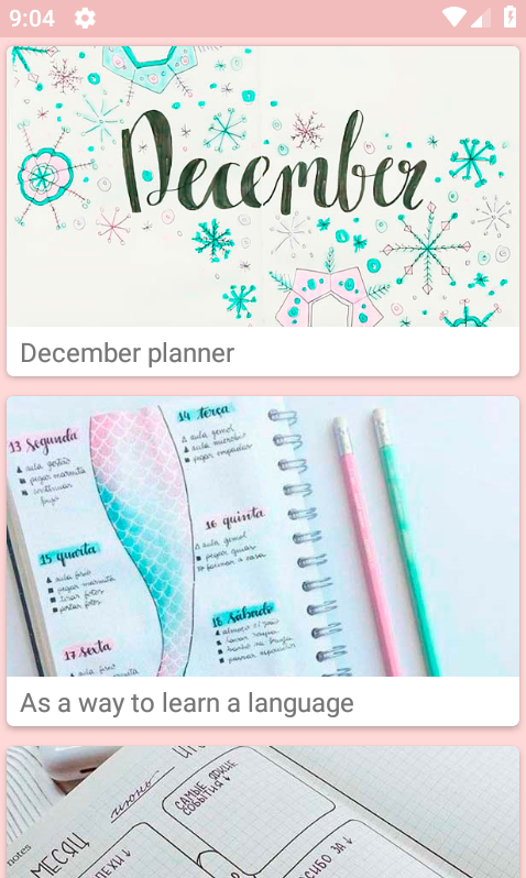 اسکرین شات 3 برنامه Personal diary ideas