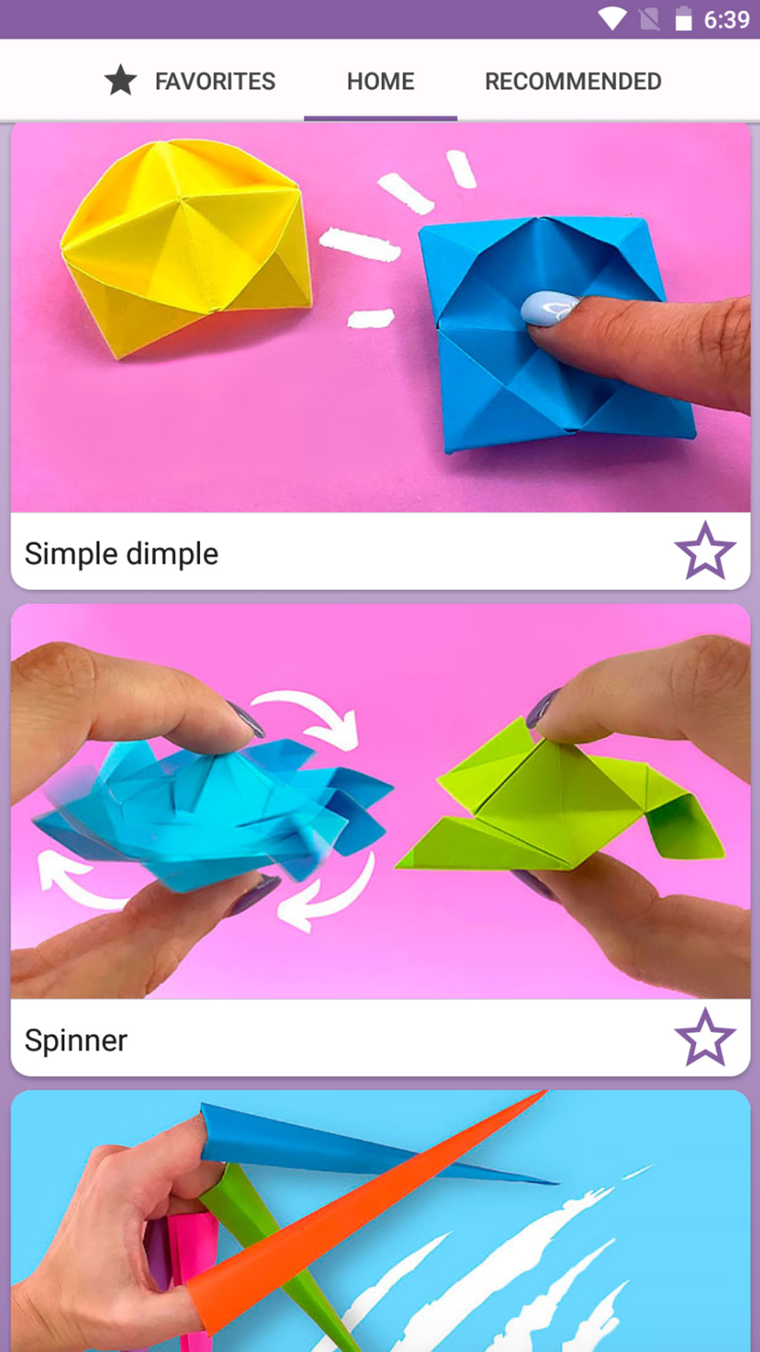 اسکرین شات 8 برنامه How to make paper craft