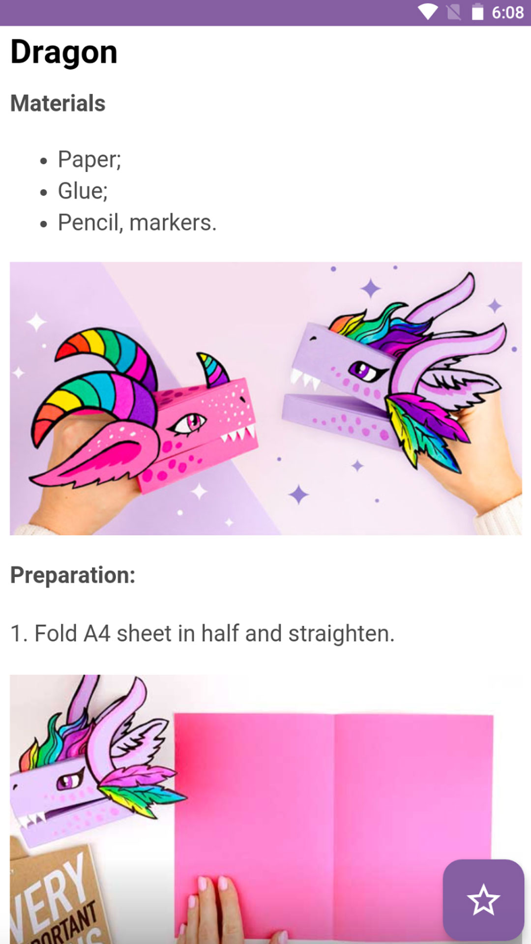 اسکرین شات 3 برنامه How to make paper craft