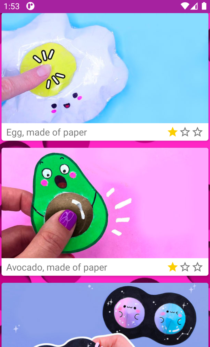 اسکرین شات 1 برنامه How to make Pop It
