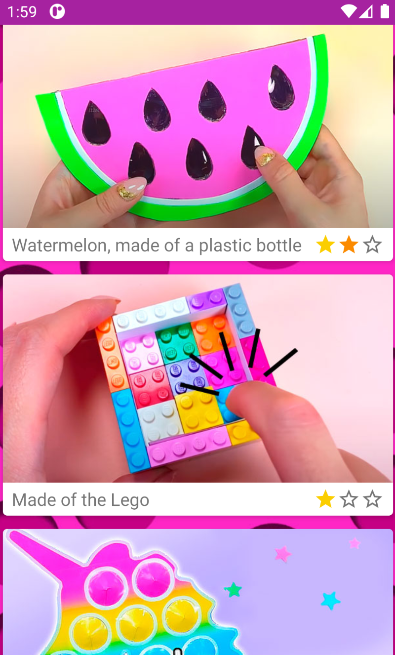 اسکرین شات 4 برنامه How to make Pop It