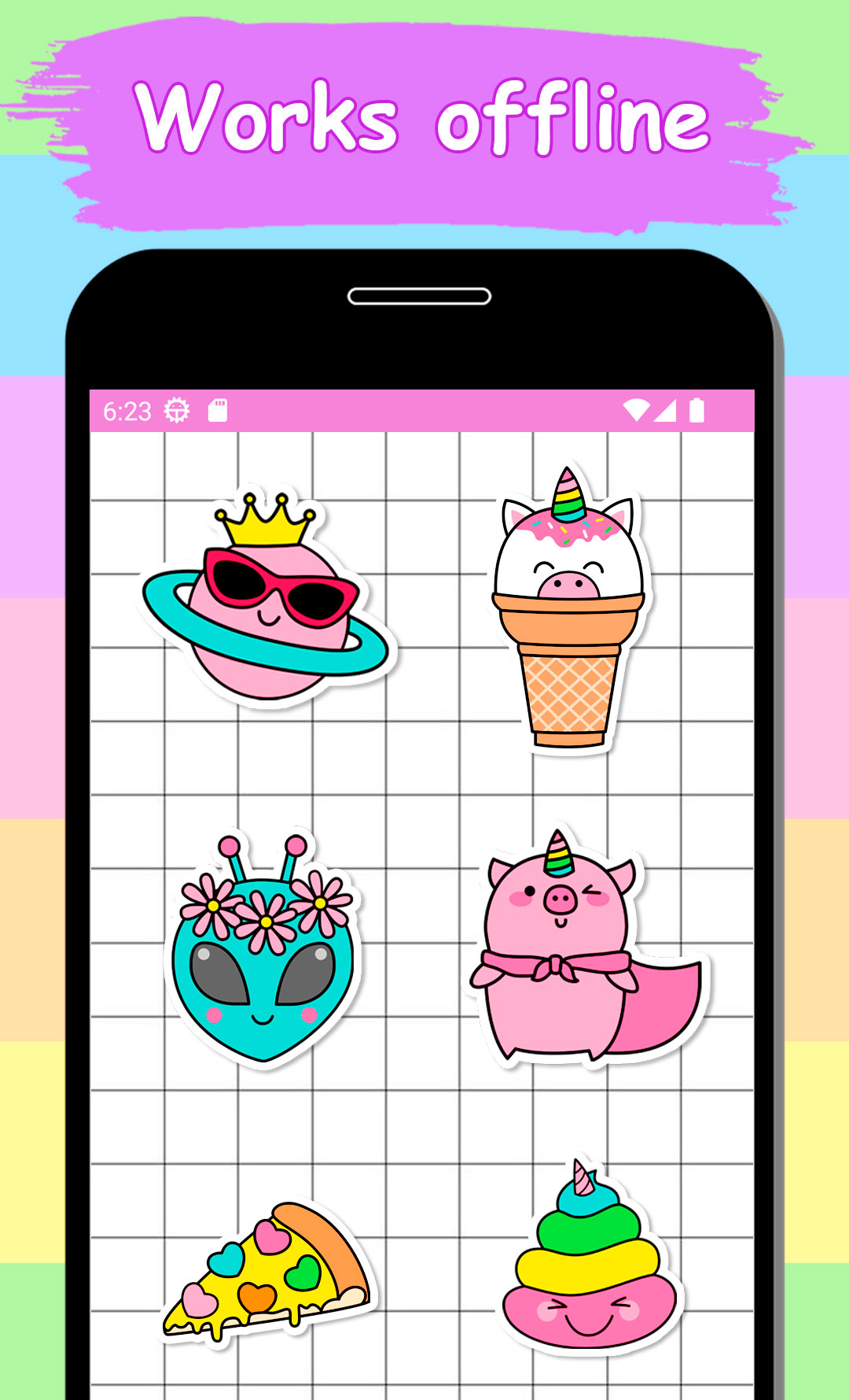 اسکرین شات 4 برنامه How to make stickers