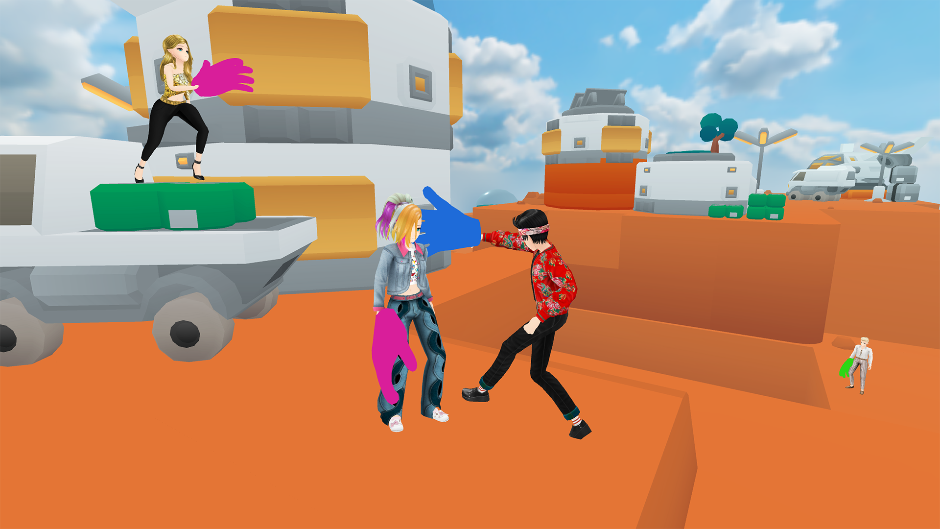 اسکرین شات 5 بازی Slap game. Slaps games