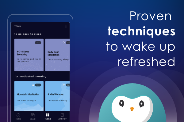 اسکرین شات 4 برنامه Sleep & Meditation : Wysa