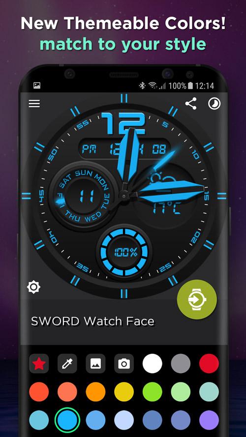 اسکرین شات 6 برنامه WatchMaker 100,000 Watch Faces