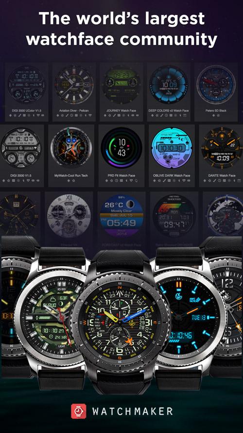 اسکرین شات 2 برنامه WatchMaker 100,000 Watch Faces