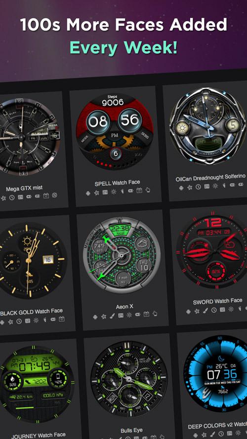 اسکرین شات 8 برنامه WatchMaker 100,000 Watch Faces