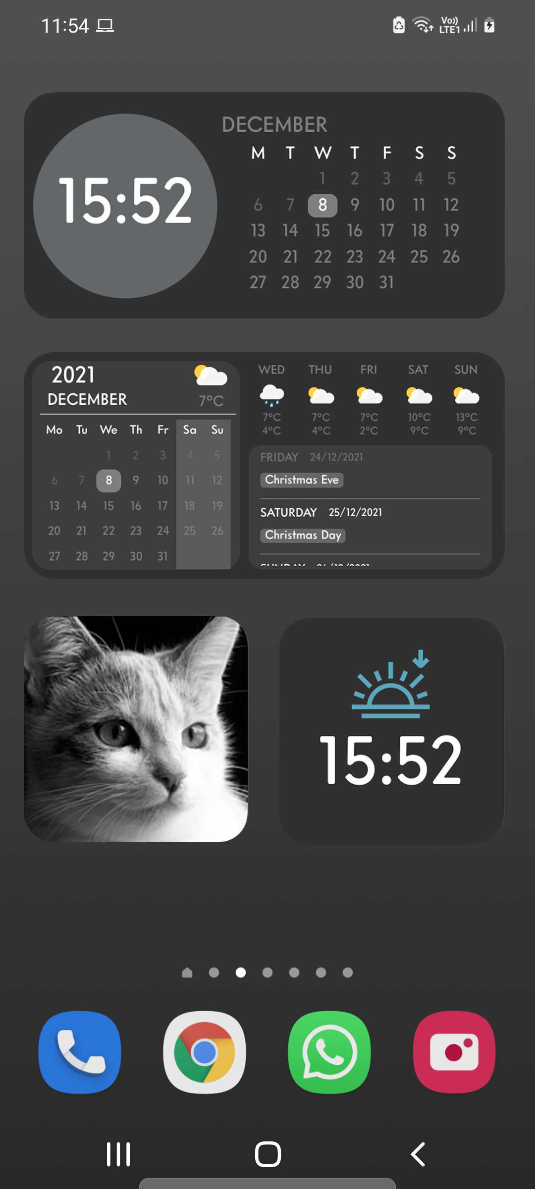 اسکرین شات 3 برنامه Widgets Color Widgets + Icons