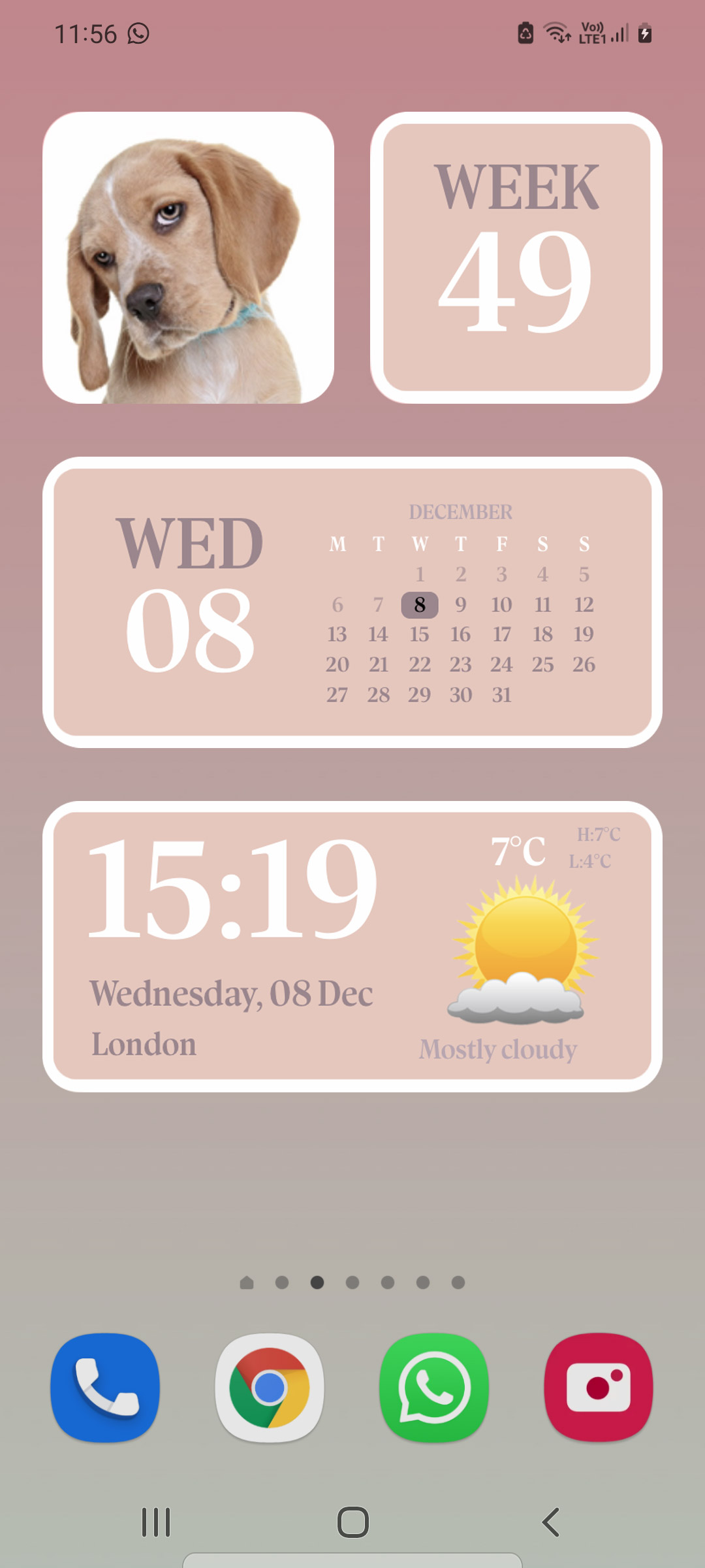 اسکرین شات 5 برنامه Widgets Color Widgets + Icons