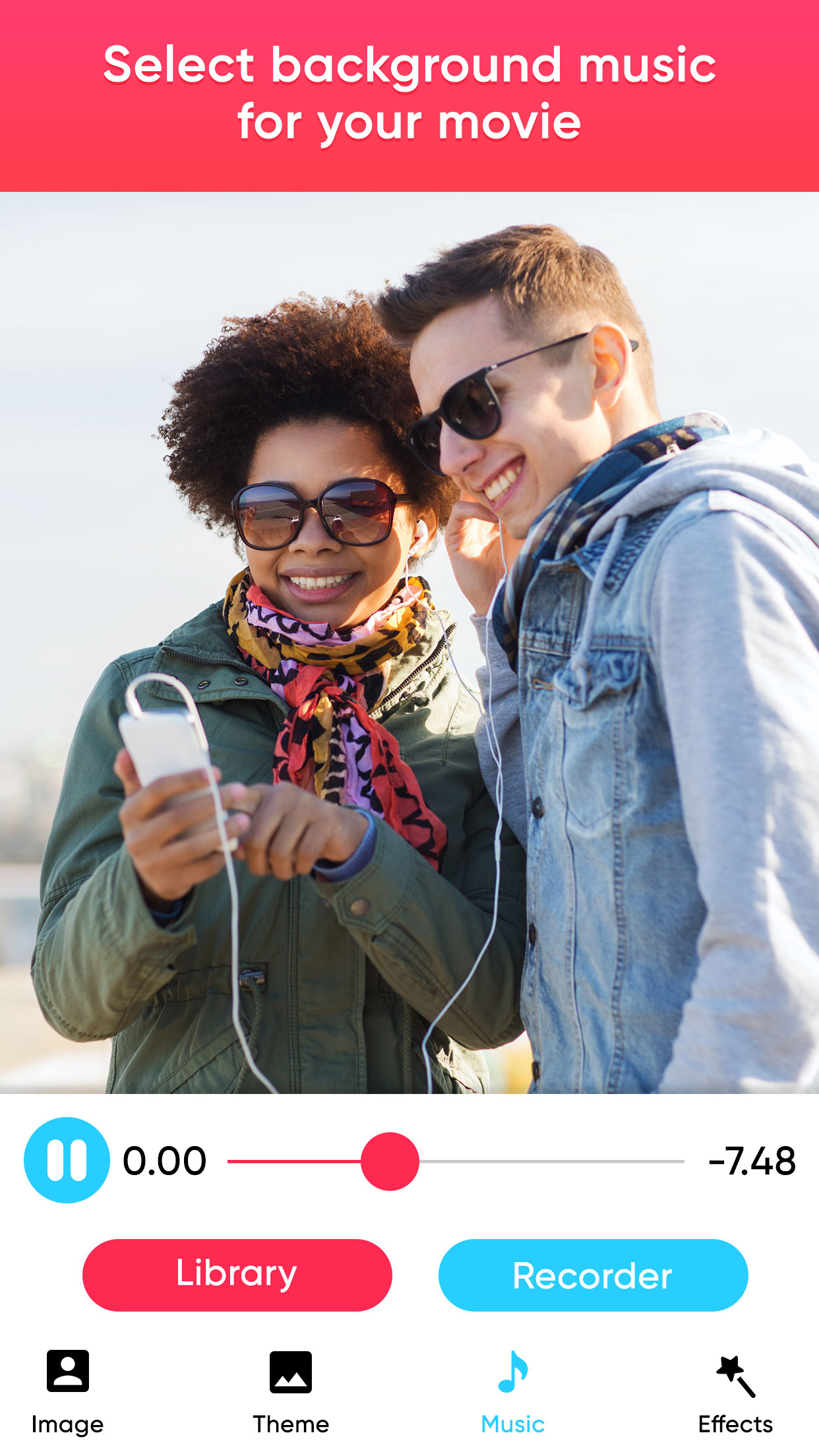 اسکرین شات 2 برنامه Slideshow photo video maker