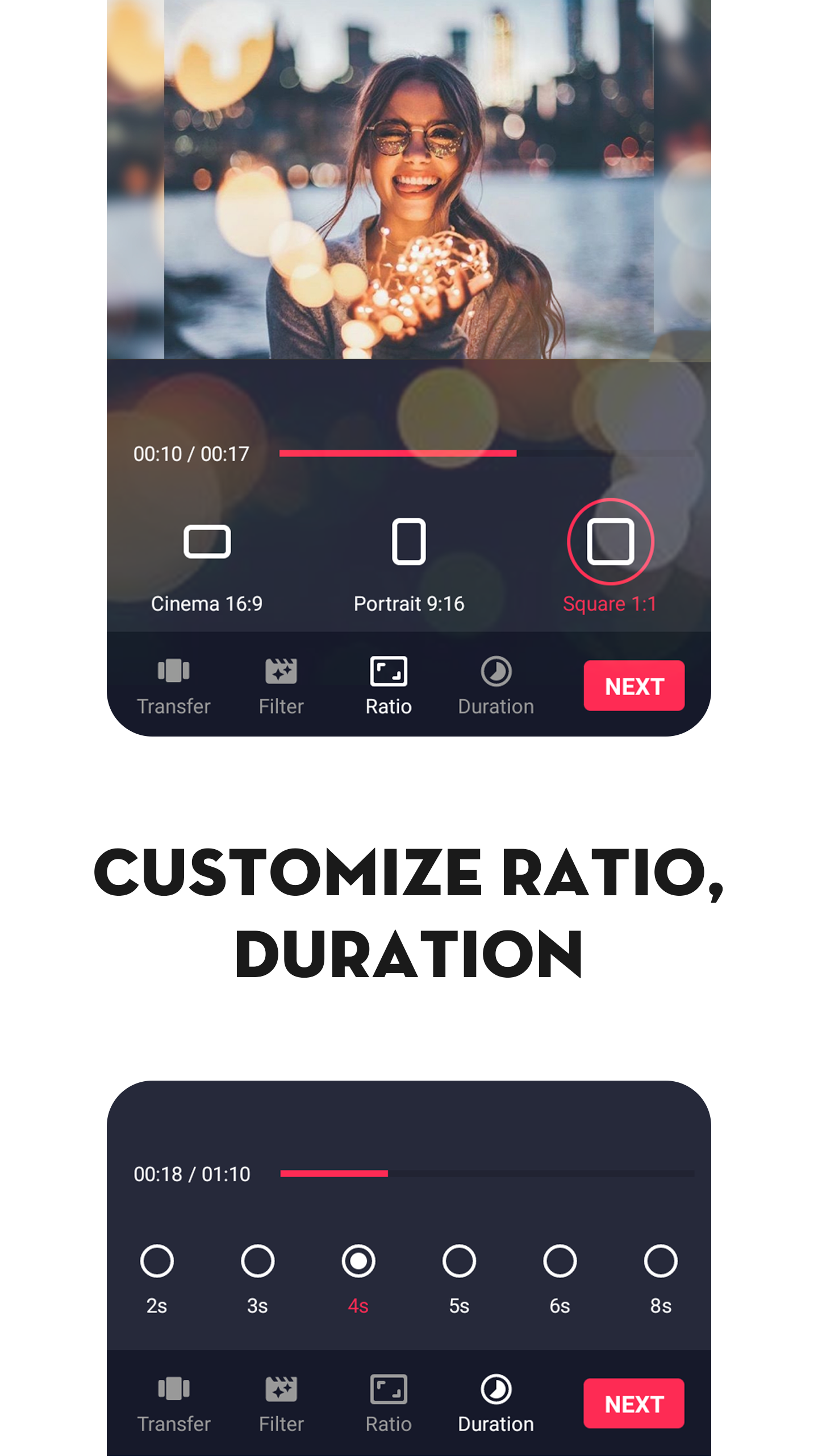اسکرین شات 3 برنامه Photo Video Maker with Song