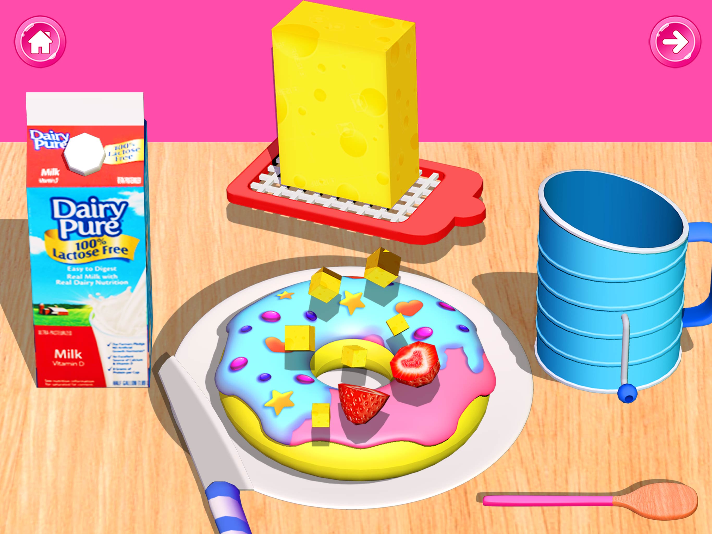 اسکرین شات 4 بازی Donut Slime DIY Unboxing Games