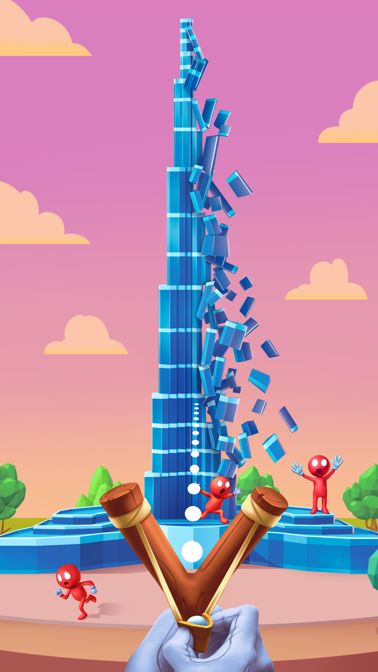 اسکرین شات 1 بازی Slingshot Smash－Shooting Range