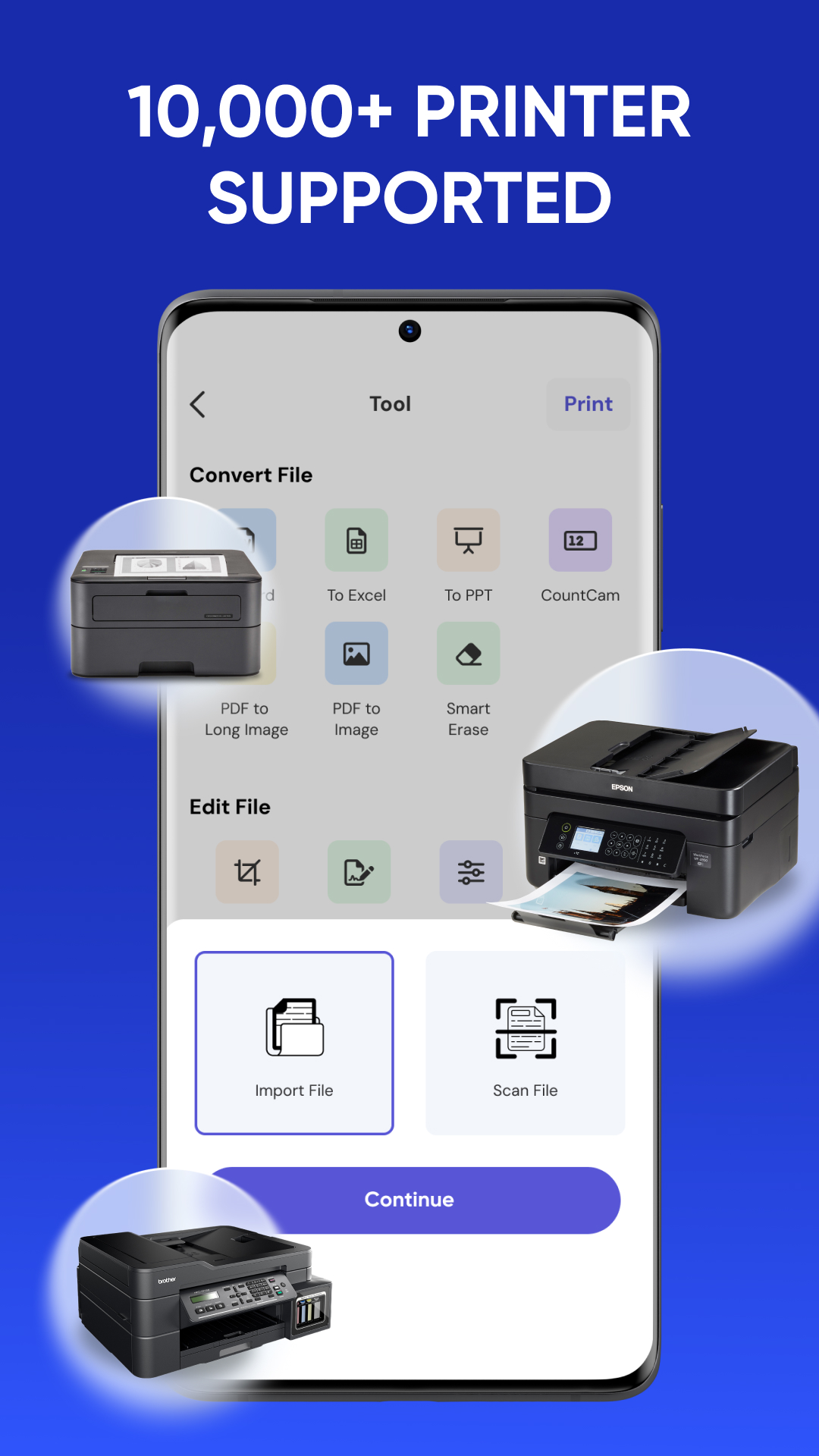 اسکرین شات 3 برنامه Smart Print - Air Printer App
