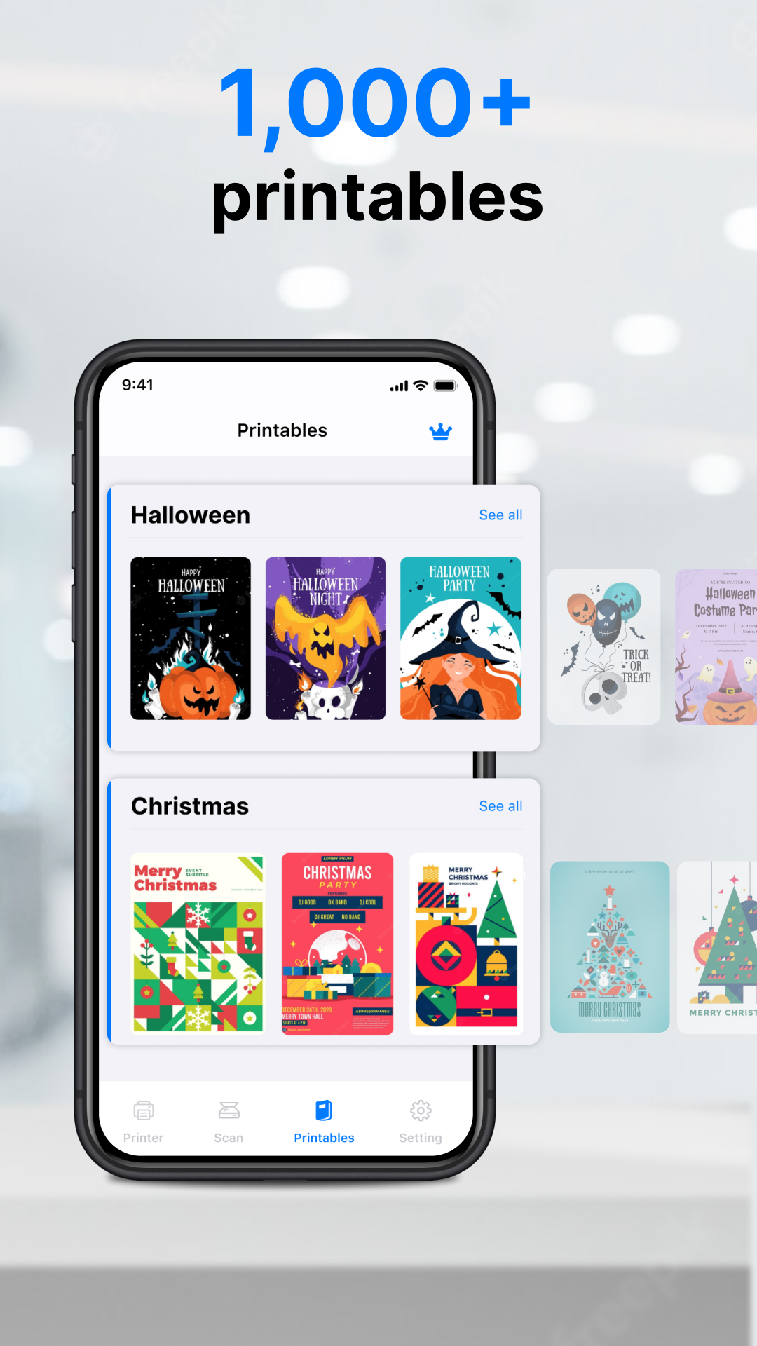 اسکرین شات 5 برنامه Smart Print - Air Printer App