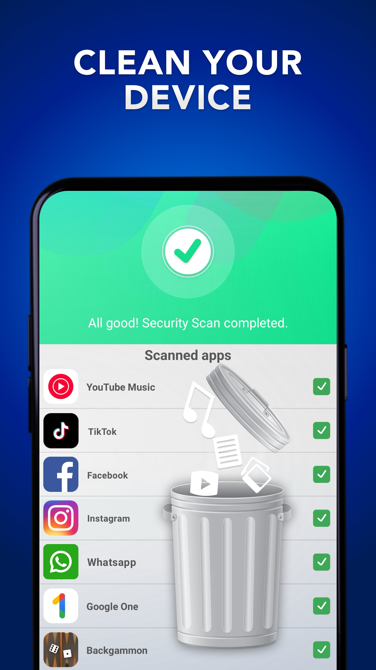 اسکرین شات 5 برنامه Phone Cleaner for android