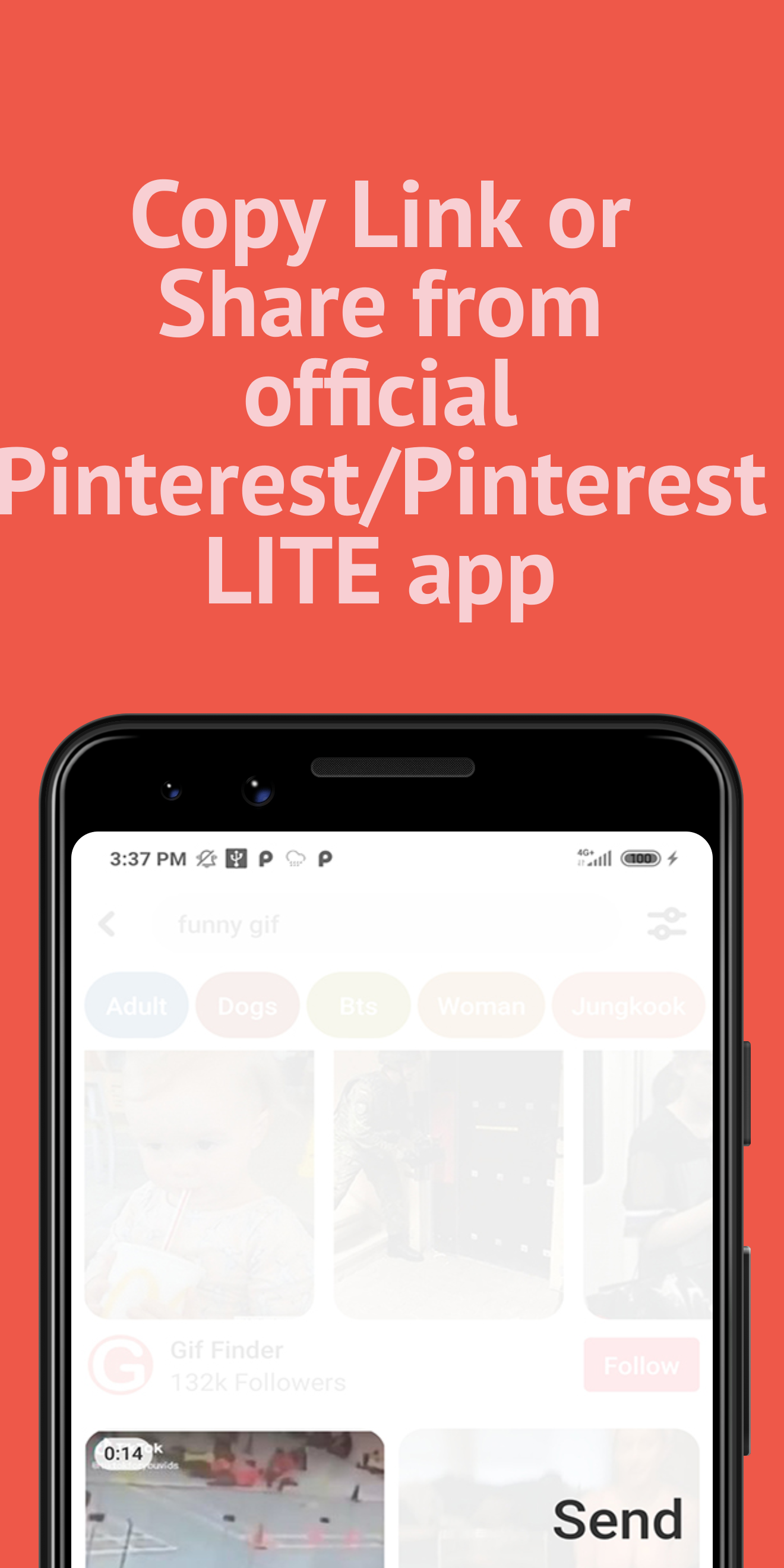 اسکرین شات 2 برنامه Video Downloader for Pinterest