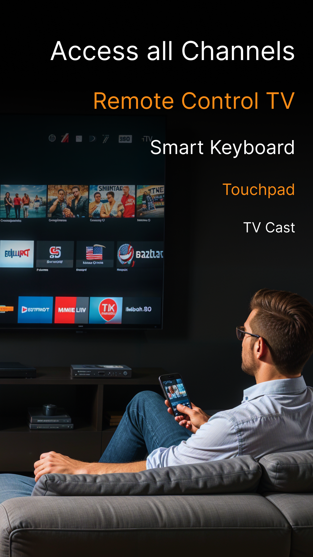 اسکرین شات 2 برنامه Smart Remote For Vizio TV
