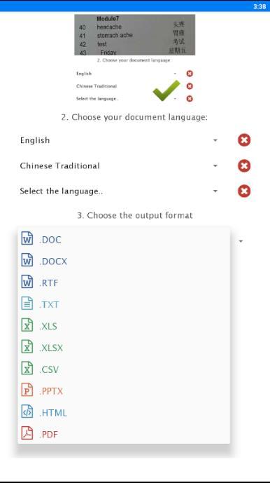 اسکرین شات 1 برنامه Photo to Word Converter