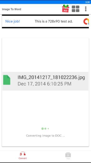 اسکرین شات 3 برنامه Photo to Word Converter
