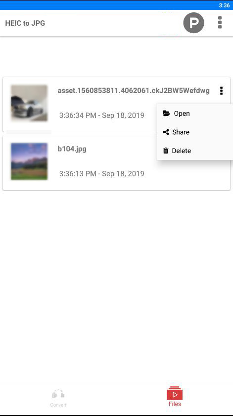 اسکرین شات 3 برنامه Heic to JPG Converter