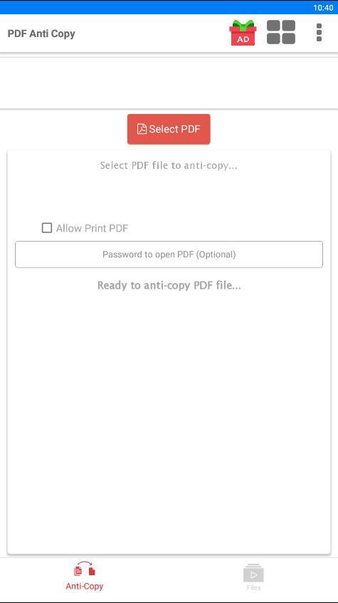 اسکرین شات 1 برنامه PDF Anti Copy - PDF Protect