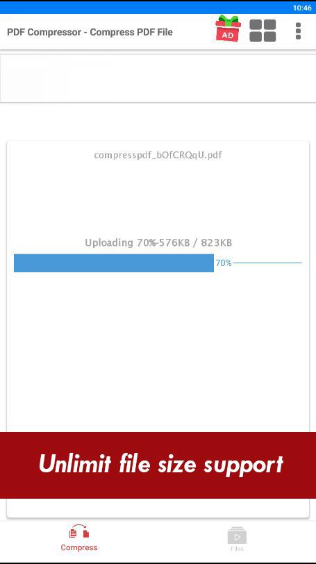 اسکرین شات 3 برنامه Compress PDF File