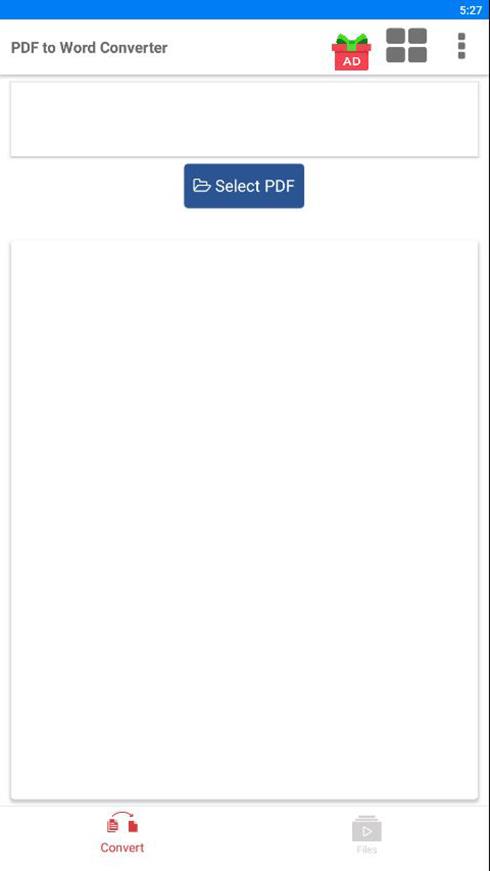 اسکرین شات 1 برنامه PDF to Word Converter