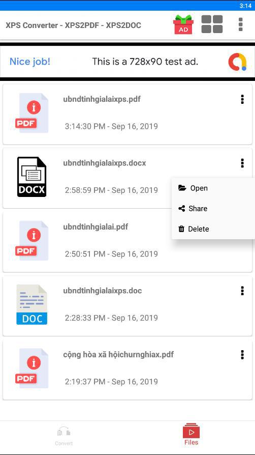 اسکرین شات 3 برنامه XPS Converter