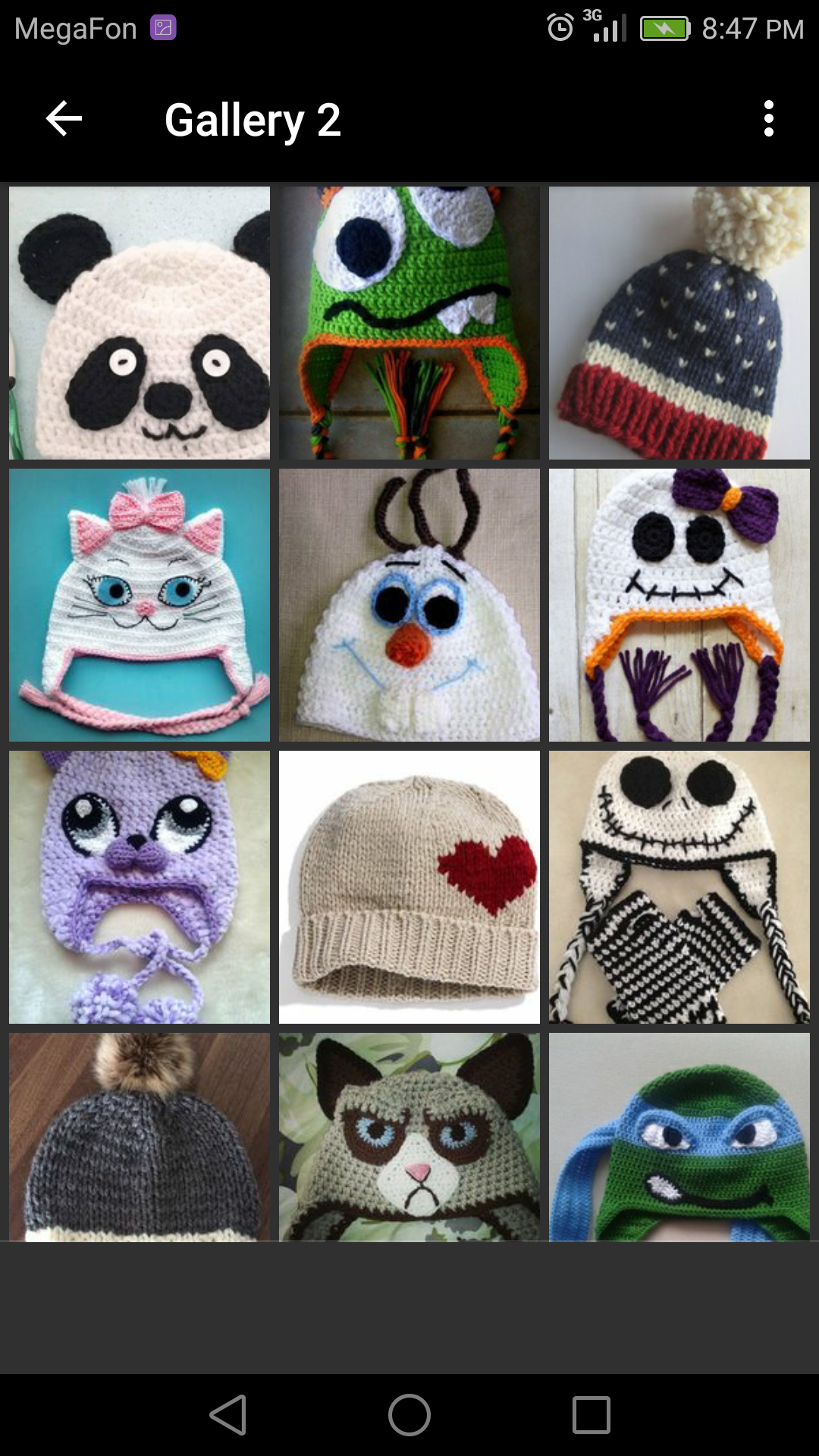 اسکرین شات 2 برنامه Crochet Hats