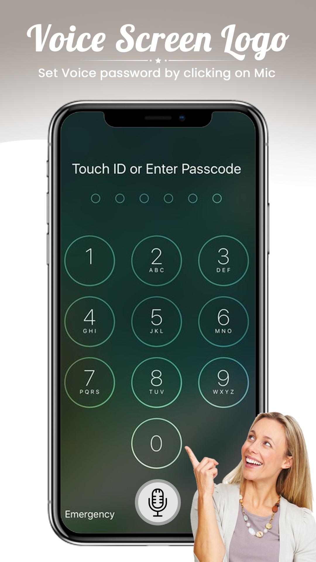 اسکرین شات 6 برنامه Voice Lock Screen 2021- Unlock Mobile