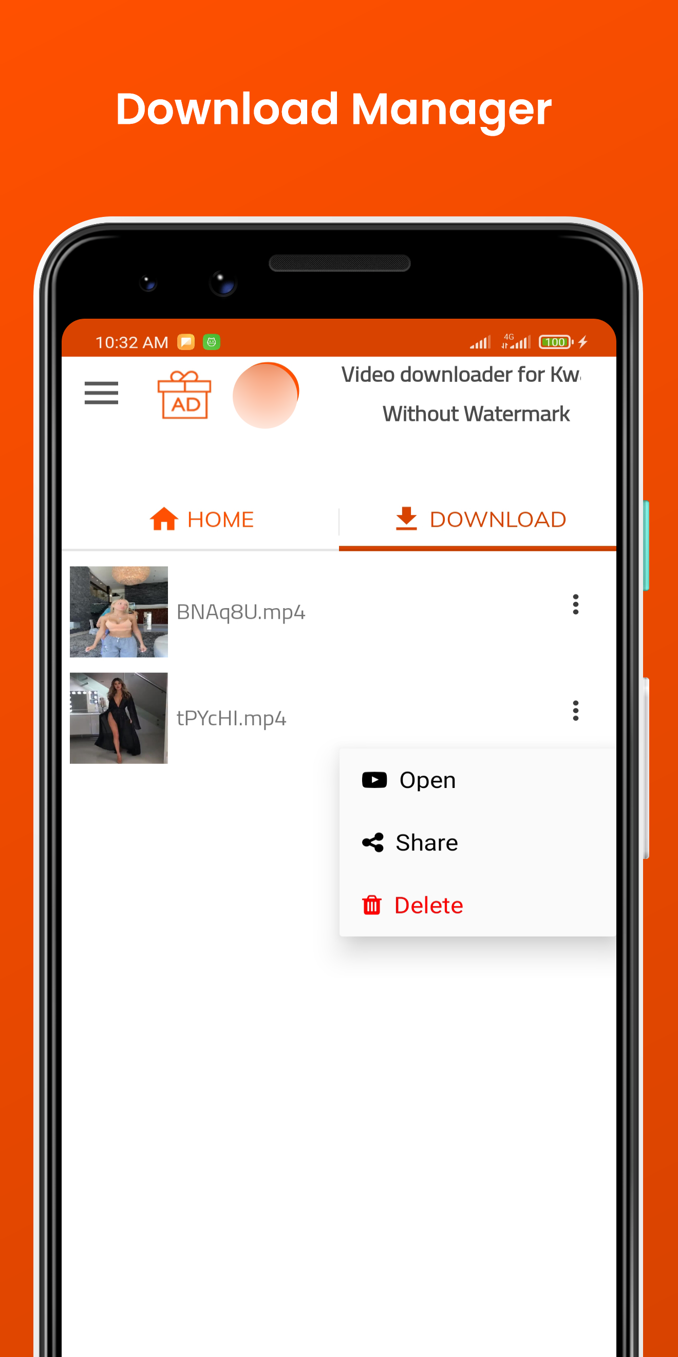 اسکرین شات 3 برنامه KW Video Downloader