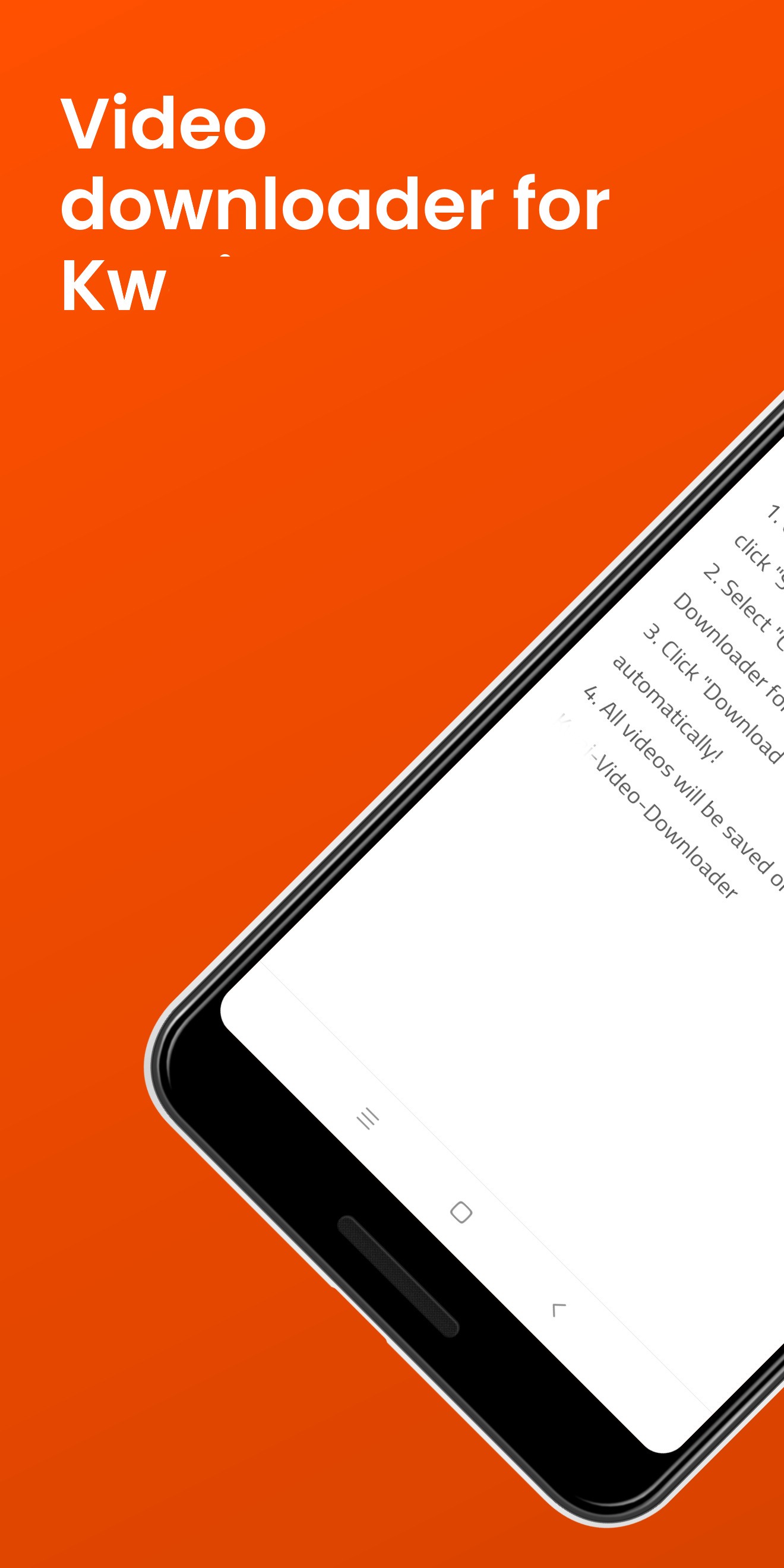 اسکرین شات 1 برنامه KW Video Downloader