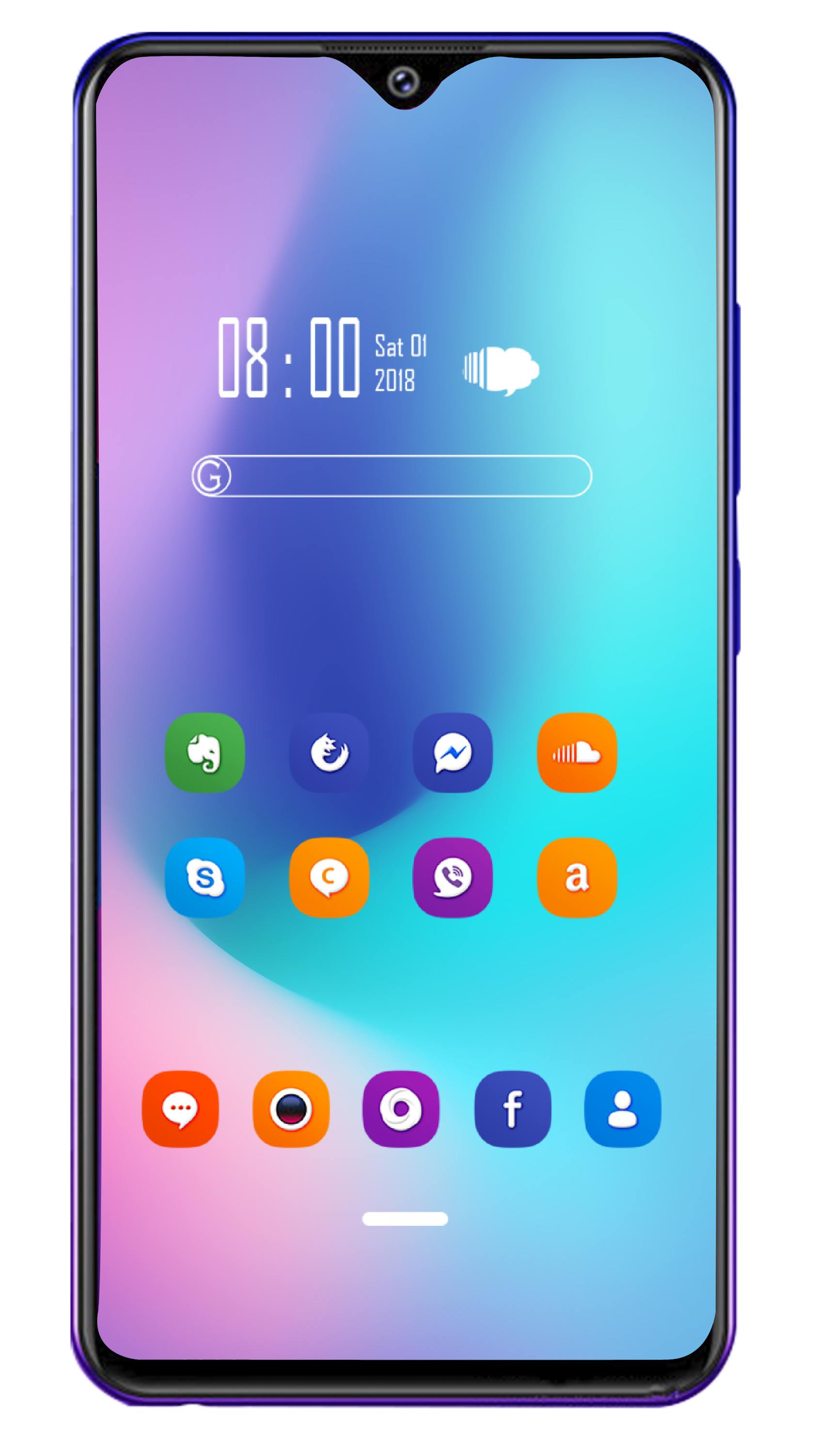 اسکرین شات 3 برنامه Wallpapers for Galaxy M10