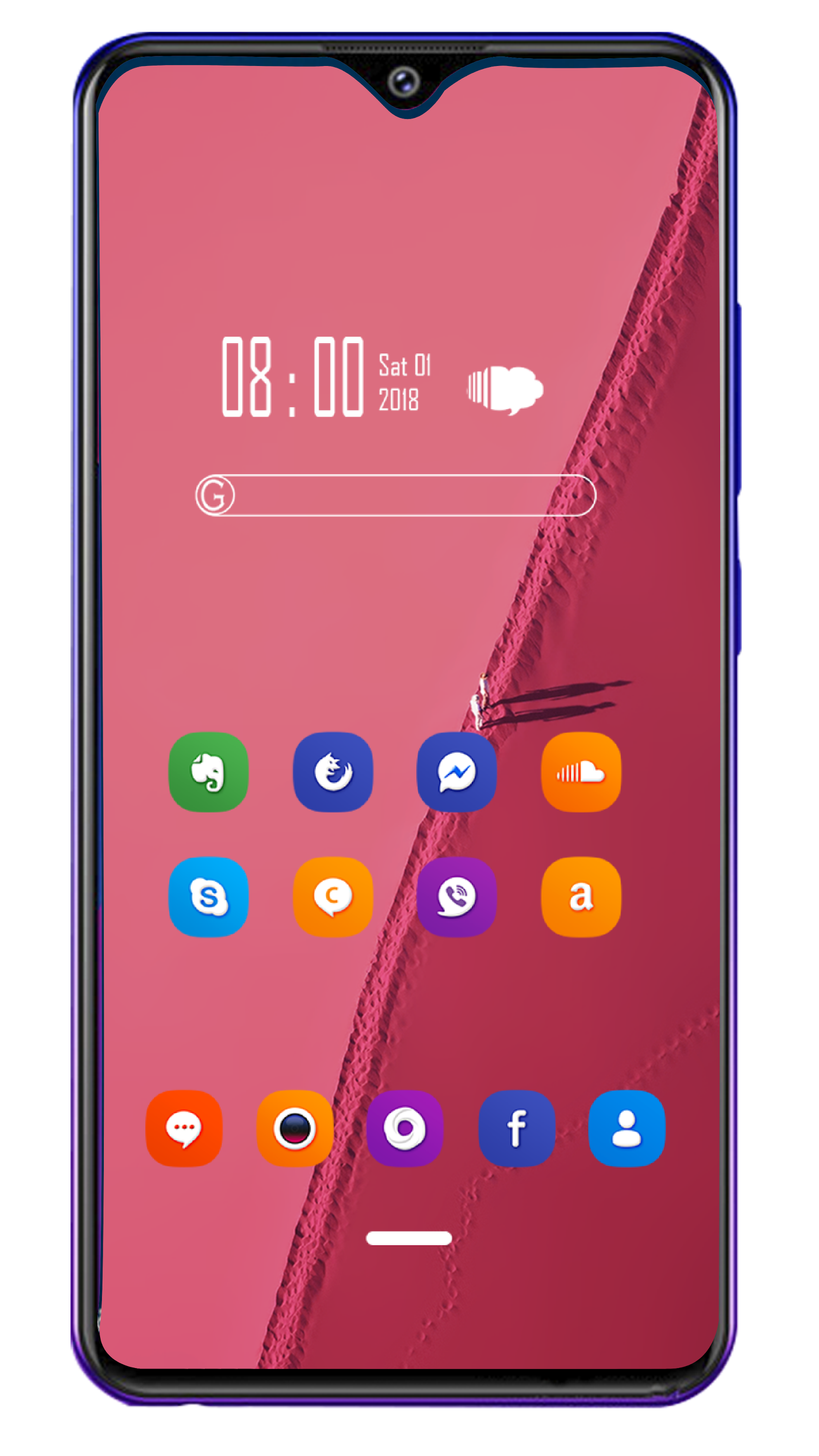 اسکرین شات 2 برنامه Wallpapers for Galaxy M10