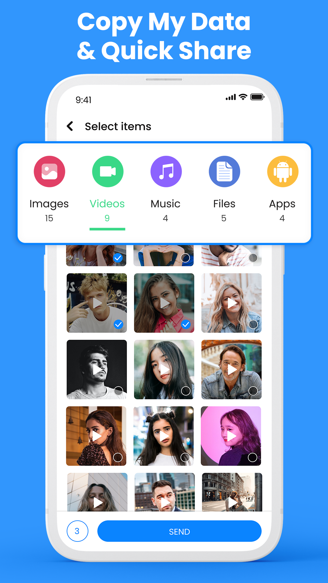 اسکرین شات 2 برنامه Smart Transfer: Copy My Data
