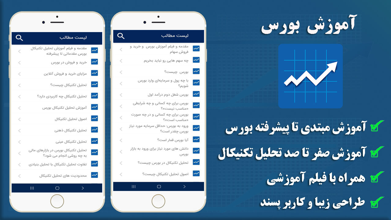 اسکرین شات 1 برنامه آموزش بورس