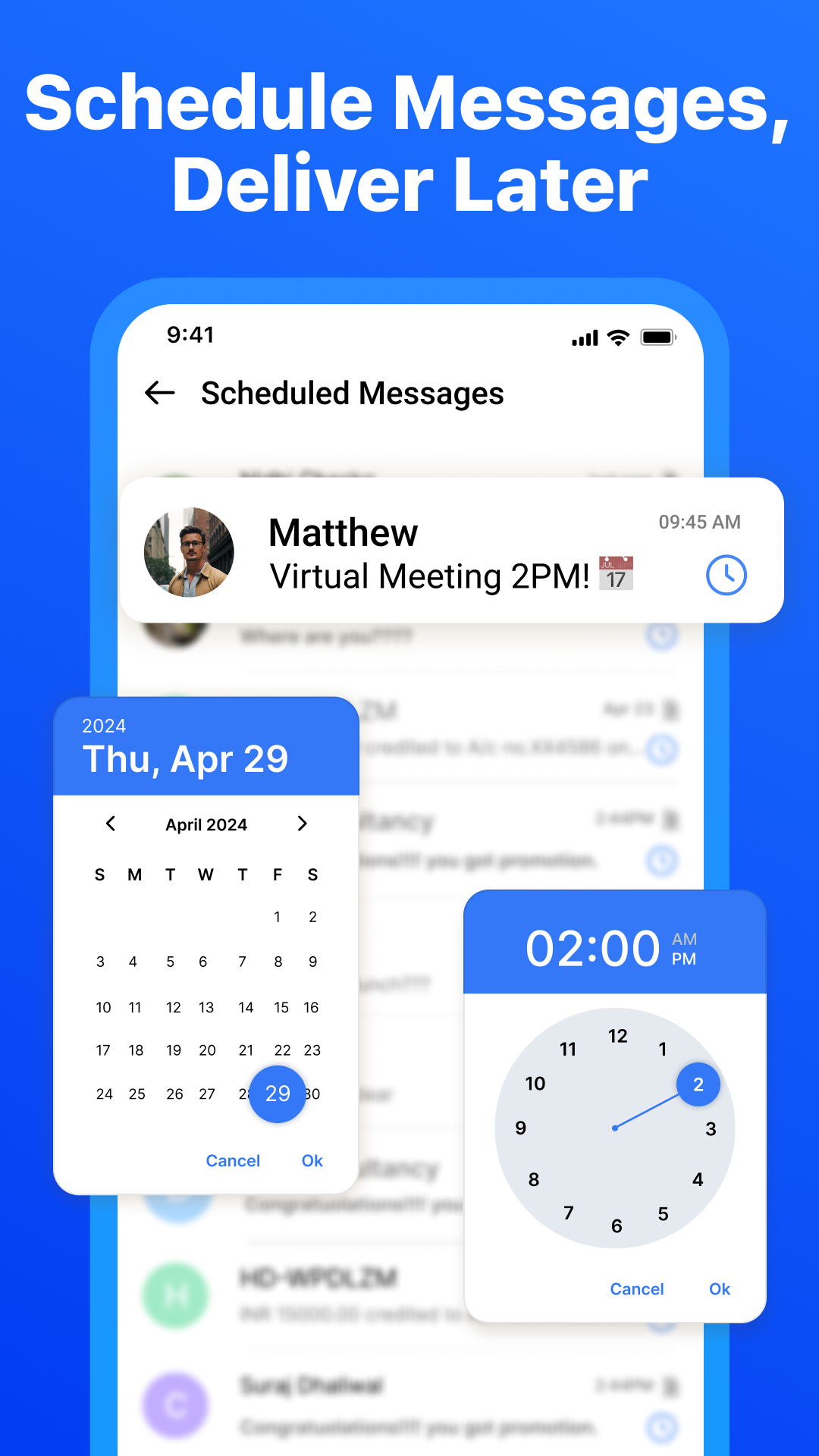 اسکرین شات 8 برنامه SMS Messages: Text, MMS