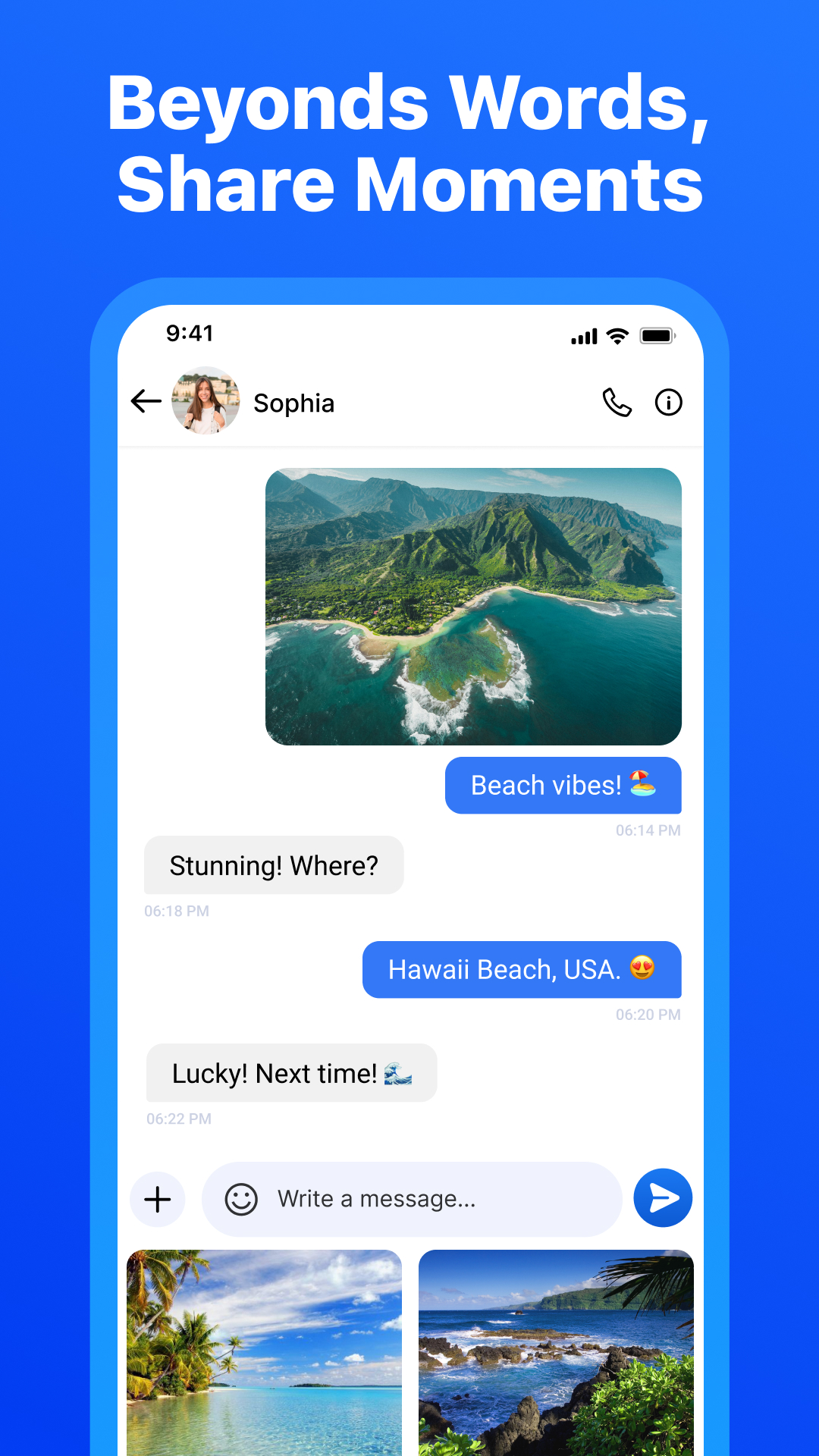 اسکرین شات 5 برنامه Messages: Chat & Message App