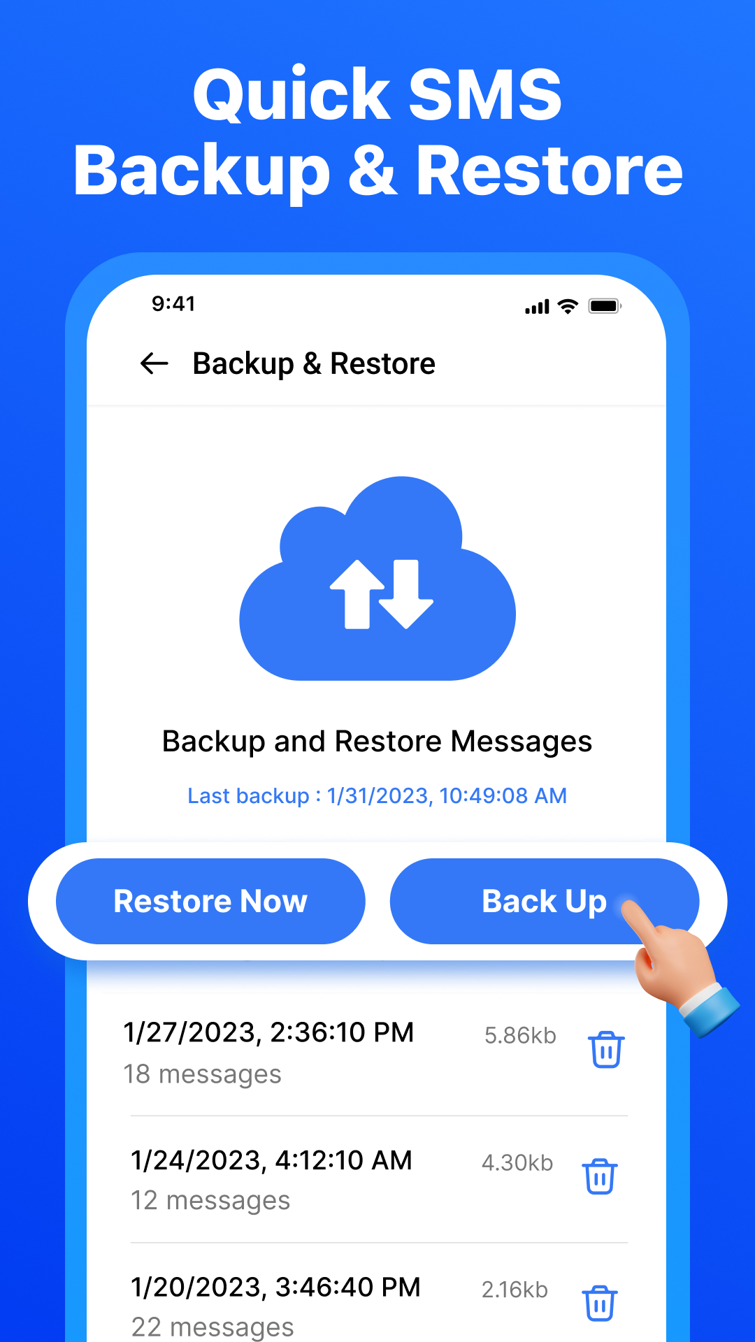 اسکرین شات 6 برنامه SMS Messages: Text, MMS