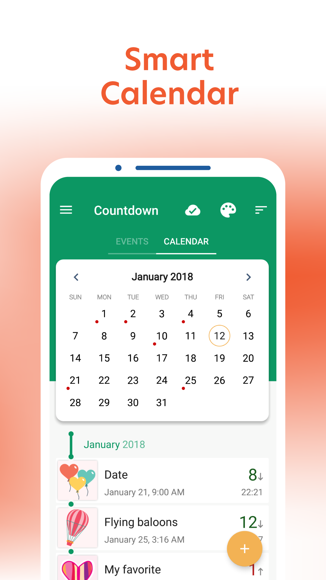 اسکرین شات 4 برنامه Countdown Days App & Widget