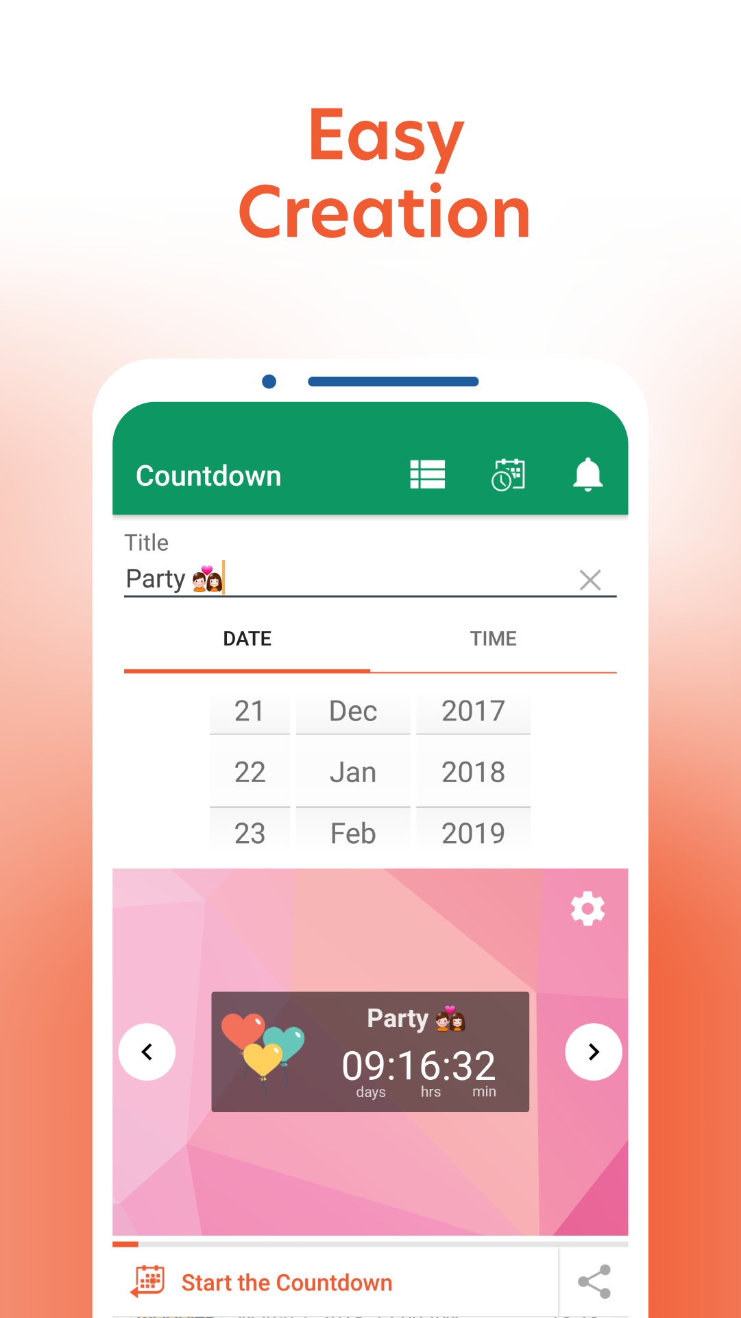 اسکرین شات 6 برنامه Countdown Days App & Widget